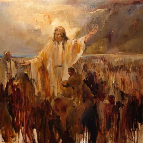 Sermon On The Mount Painting at PaintingValley.com | Explore collection ...