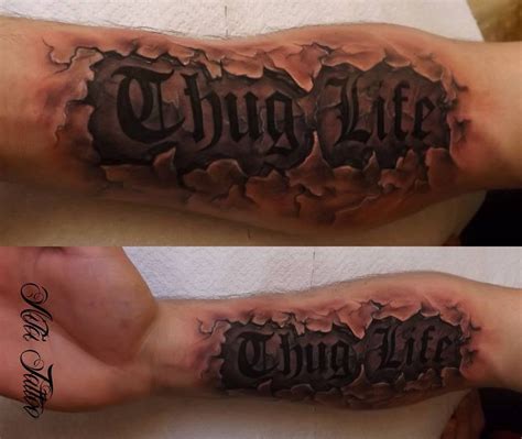 Thug Life Tattoo Tumblr Thug life tattoo by