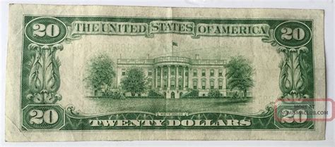 Old Vintage 1934 Twenty Dollar Bill $20 Federal Reserve Note - York, Ny