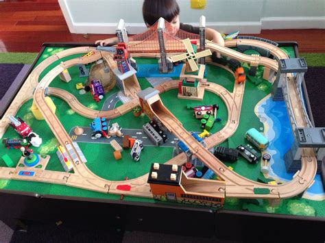 Wooden Toy Train Track Layouts - Image to u