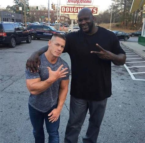 Shaq holding John Cena. : r/ShaqHoldingThings