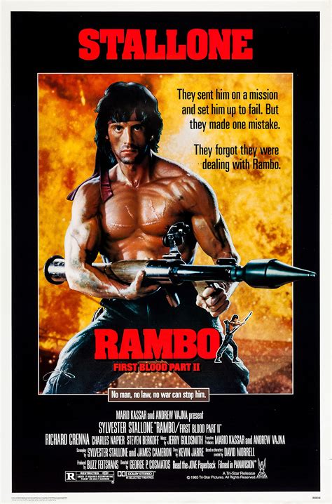 Rambo: First Blood Part II : Mega Sized Movie Poster Image - IMP Awards