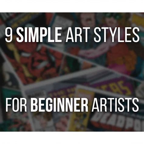 9 Simple Art Styles For Beginner Artists To Try! (With Examples)