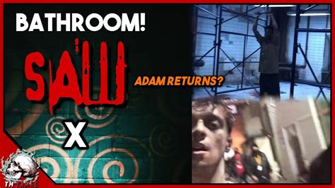 BATHROOM & ADAM IN SAW X! NEW SET PHOTOS! - YouTube