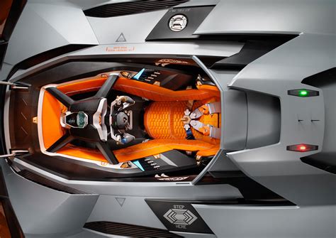 Lamborghini Egoista Concept Interior - Car Body Design