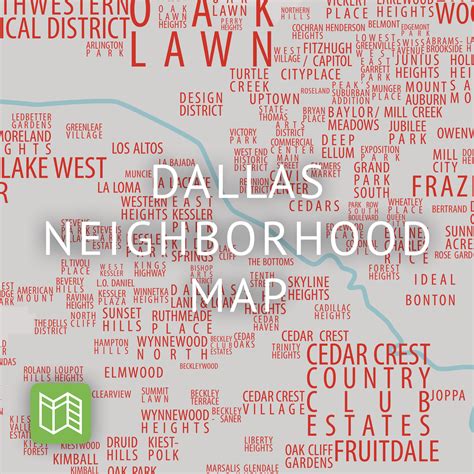 Dallas' Neighborhood Map — [bc]