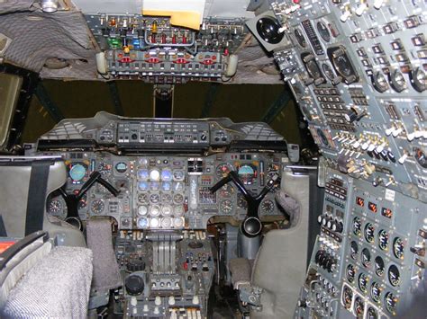 BAC Concorde G-BOAA British Airways Cockpit Interior Scottish Museum of ...