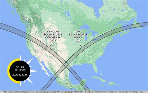 Solar Eclipse 2017 And 2024 Map | Lipstutorial.org