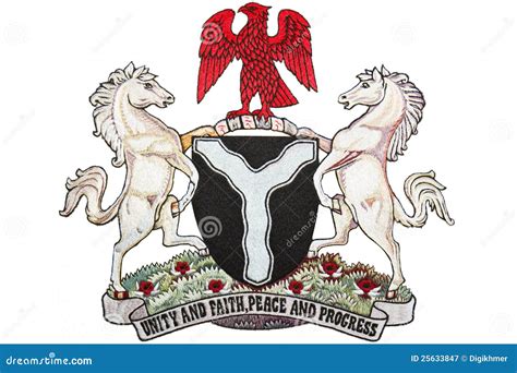 Nigeria Coat Of Arms Royalty Free Stock Photography - Image: 25633847