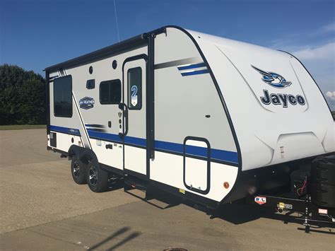 Our 2019 Jayco JayFeather x213. King size slide on rear of camper with ...