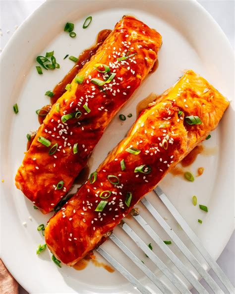 Honey Garlic Salmon – A Couple Cooks