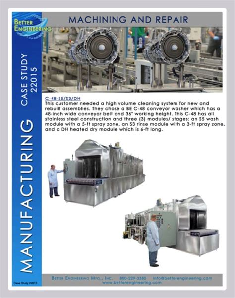 Parts Washers for Repair & Maintenance Ops - Better Engineering