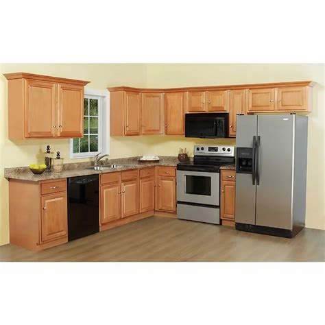 L Shape Brown Wooden Kitchen Cabinets at Rs 3000/piece in Aurangabad ...