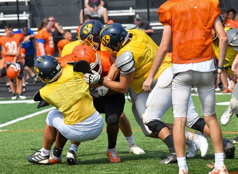 High school football: Kirtland looks sharp in four-team scrimmage at ...