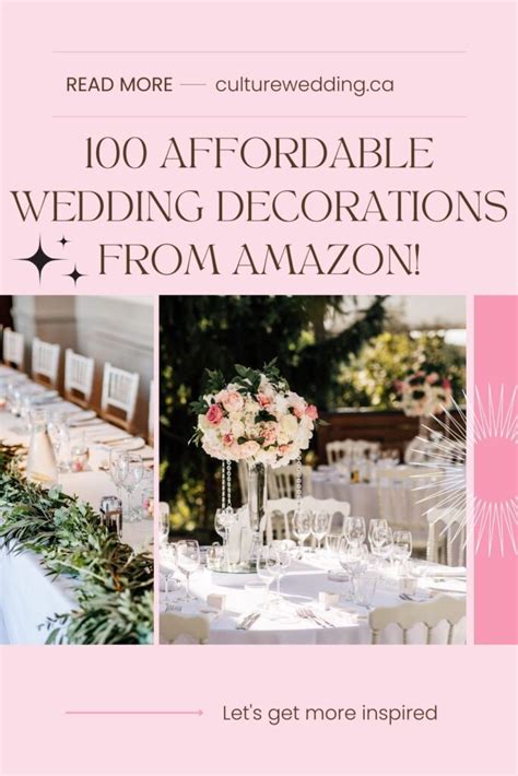 100+ Best Wedding Decorations On Amazon For Budget Brides