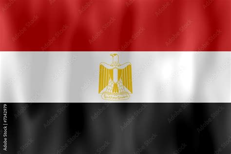 drapeau egypte égypte egypt flag Stock Photo | Adobe Stock