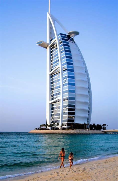 Burj Al Arab Hotel on Jumeirah Beach in Dubai, UAE - Encircle Photos