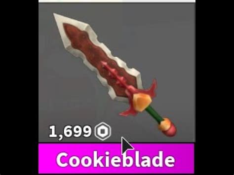 (ROBLOX MM2) (NEW COOKIE BLADE CHRISTMAS GODLY) (SHOWCASE PLUS TRADING ...