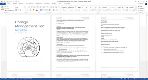 Change Management Plan Template (MS Word+Excel spreadsheets ...