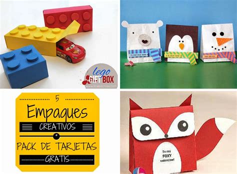 5 empaques creativos para envolver tus regalos + pack de tarjetas - Natú