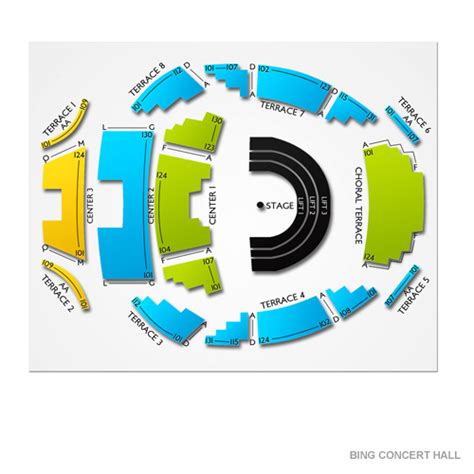 Stanford Bing Concert Hall Seating Chart | Vivid Seats