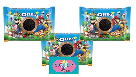 Buy OREO Super Mario Oreos Chocolate Sandwich Cookies Limited Edition ...