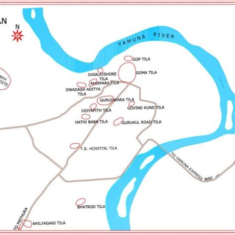 Location Map of Ancient Vrindavan | Download Scientific Diagram