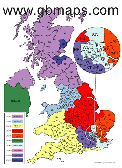 Uk Postcode Area Maps Post Code Maps Postcode Data Sales | Free Hot ...