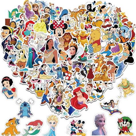 Hơn 100 disney stickers cute Cho người hâm mộ các nhân vật Disney