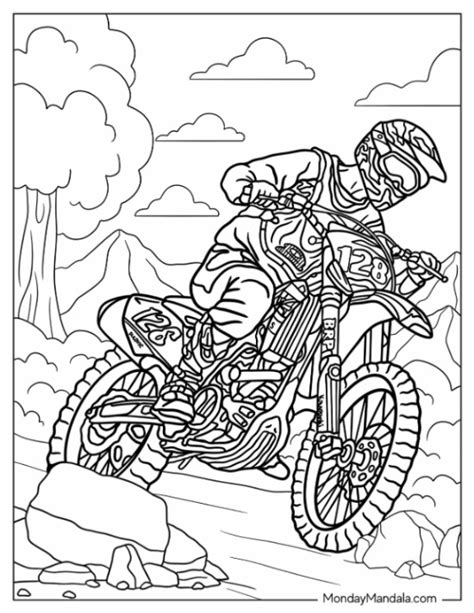 20 Dirt Bike Coloring Pages (Free PDF Printables)