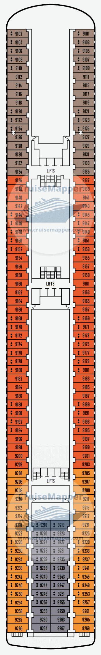 Ambience deck 20 plan | CruiseMapper