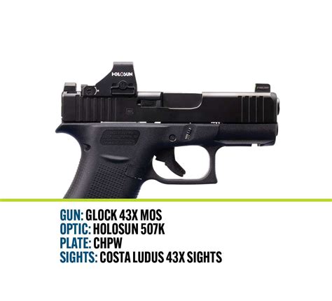 glock 43x mos iron sights