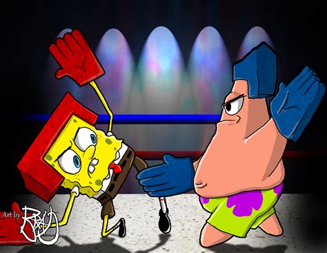 Spongebob Vs Patrick Fight