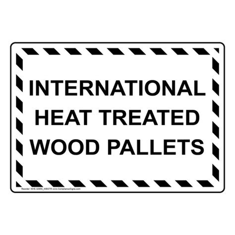 Shipping / Receiving Sign - International Heat Treated Wood Pallets