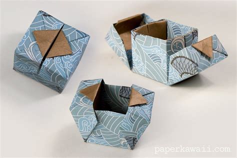 De 25+ bedste idéer inden for Origami gift box på Pinterest | Gaver ...