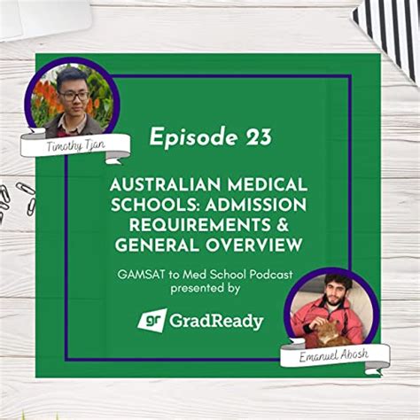 Episode 23: Australian Medical Schools: Admission Requirements ...