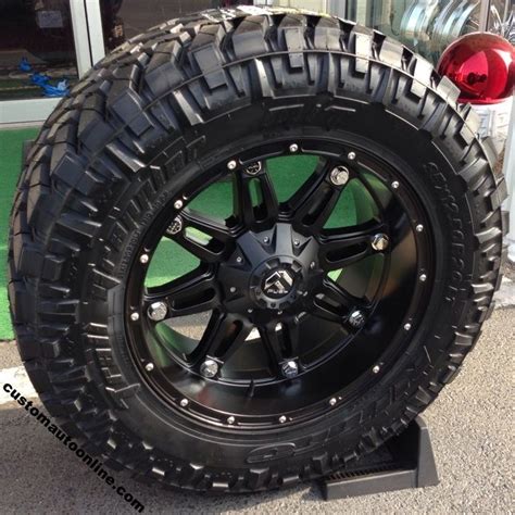 20x10 Fuel Hostage D531 Black - 35x12.50r20 Nitto Trail Grappler ...