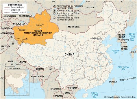 Xinjiang Map In China - Coreen Charlotta