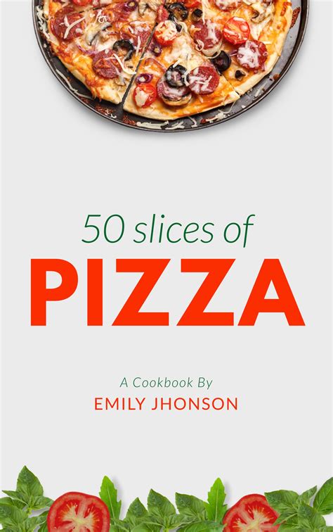 Pizza Cook Book - Book Cover Template | Visme