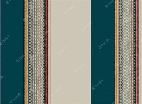 Premium Vector | Teal and white striped wallpaper with a geometric pattern.