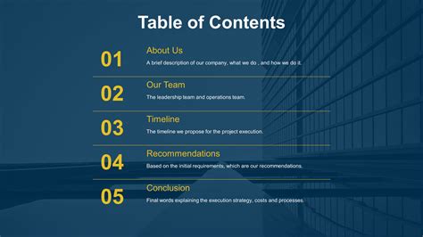 Guide to Create a Table of Contents in PowerPoint - SlideModel