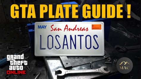 GTA Online - Custom License Plate Guide - YouTube