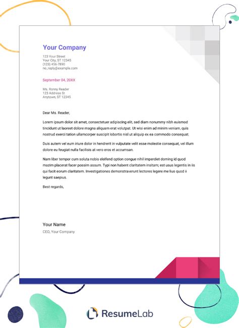 Cover Letter Google Doc Template - Robandpost