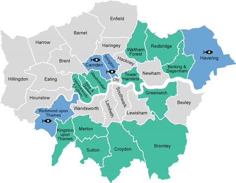 Opinions on London boroughs