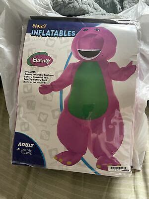 inflatible Barney the dinosaur costume spirit halloween 2021 exclusive ...