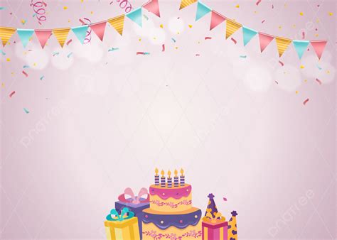 Birthday Cake Pink Birthday Background, Birthday, Cake, Birthday ...