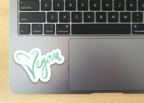 Vegan Sticker Plant Based Waterproof Vinyl Matte Laptop - Etsy