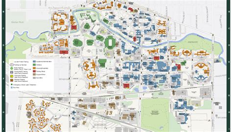 Michigan State University Campus Map Printable