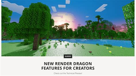 Minecraft Bedrock Edition now has official shader support