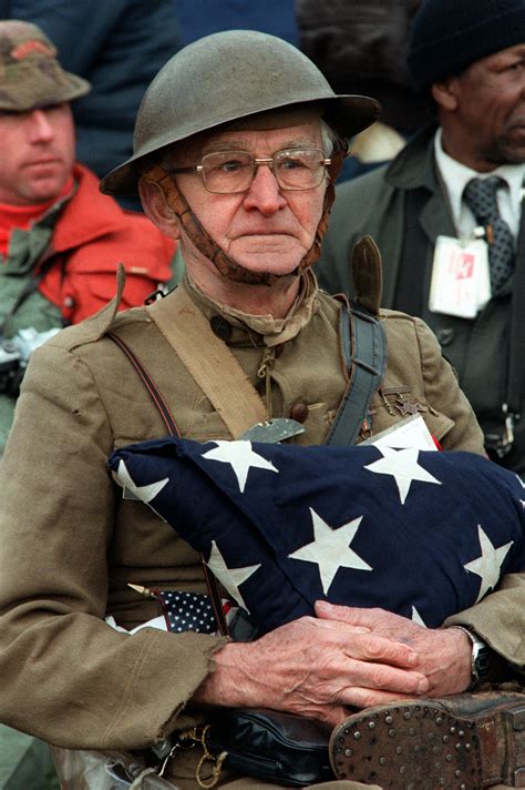 File:World War I veteran Joseph Ambrose, 86, at the dedication day ...